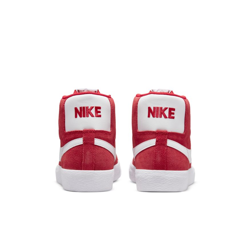 Nike blazer mid fashion red suede