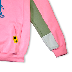 
                  
                    Liberty & Hustle Paneled Hoodie - Pink/Blue
                  
                