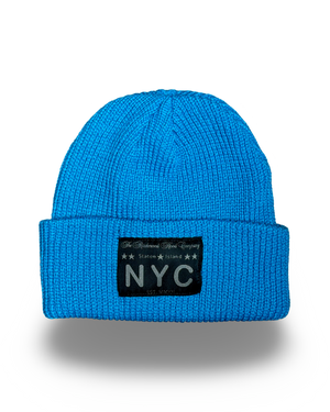 
                  
                    Callender NYC Fisherman Beanie - Aqua
                  
                