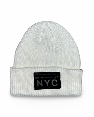 
                  
                    Callender NYC Fisherman Beanie - White
                  
                