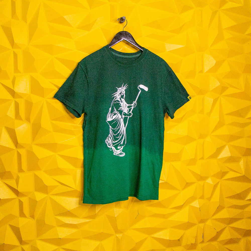 
                  
                    Liberty & Hustle T - Dipped Green
                  
                