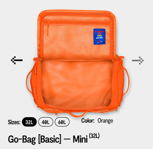 
                  
                    Go Bag (Mini 32 L ) - Baboon To The Moon - Orange
                  
                
