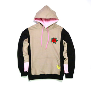 
                  
                    Paneled Pullover Hoodie - Mocha Rose
                  
                