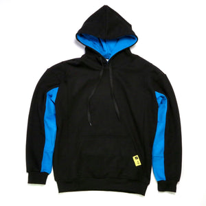 
                  
                    Paneled Pullover Hoodie - Azure / Black
                  
                