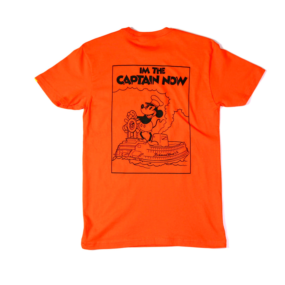 I’m The Captain Now T Shirt - Adult Orange