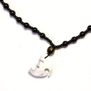 
                  
                    Wu Tang Necklace - Howlite Gemstone
                  
                